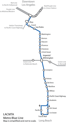 A Blue Line map.