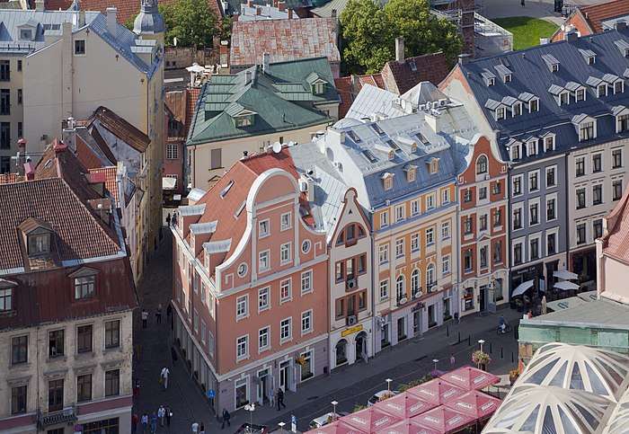 Buildings in Riga, Latvia