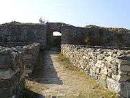 Ruins of the walls of Histria