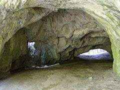 Čertova pec cave interior