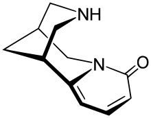 Skeletal formula of cytisine