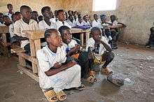 (2011 Education for All Global Monitoring Report) -School children in Kakuma refugee camp, Kenya 1, where many of the Lost Boys had stayed