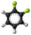 Difluorobenzene molecule