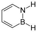 Skeletal formula of 1,2-dihydro-1,2-azaborine