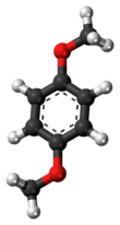 1,4-Dimethoxybenzene molecule