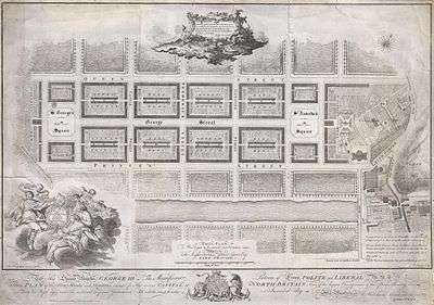 Map of Edinburgh New Town (1768)