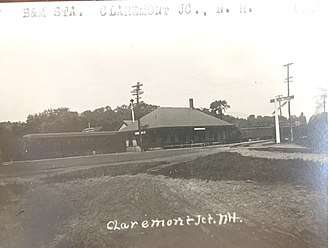 The Claremont Station a year after it was built.