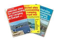 A selection of Alan Rogers Guides from the 1960s