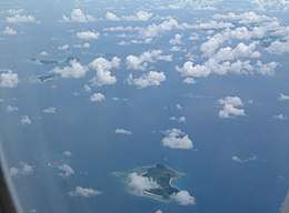 Mamanuca Islands from the air