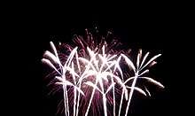 Guy Fawkes Night fireworks. Guy Fawkes Night is celebrated on November 5th in the United Kingdom.