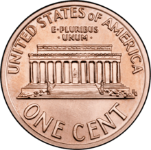 Lincoln Memorial penny