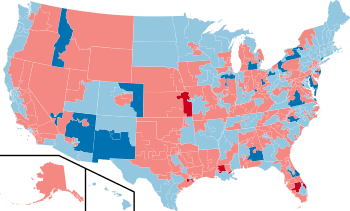 2008 House election results map