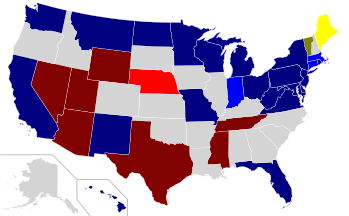 2012 Senate election results map
