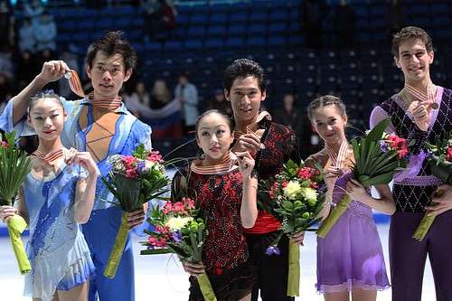Sui Wenjing and Han Cong scored 225.03 points at the 2017 Four Continents which was the highest score that had ever been scored at the Four Continents.