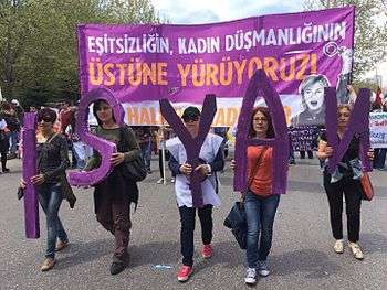 May 1, 2015 demonstration in Turkey.