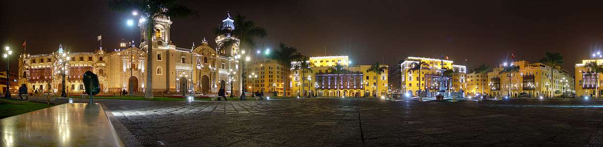 Overview of the Historic Centre of Lima