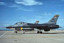 Photo of a modern fighter aircraft parked on tarmac