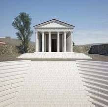 3D reconstruction of the 'theatre-temple' at Pessinus.