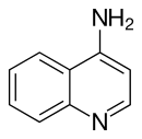 Structural formula of 4-aminoquinoline