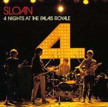 Cover art for the album 4 Nights at the Palais Royale
