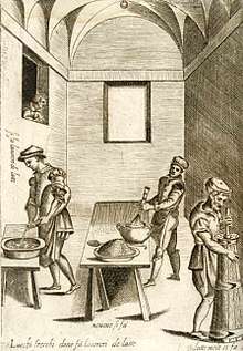 medieval kitchen scene