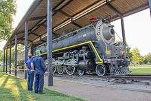 Steam Locomotive 576 being painted
