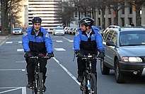 An ACPD bicycle unit on patrol in 2010.