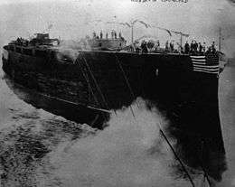 The launching of the battleship Rivadavia, which is lacking many of her main armaments and is just a basic hull
