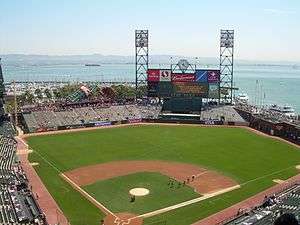 An image of AT&T Park, a baseball field