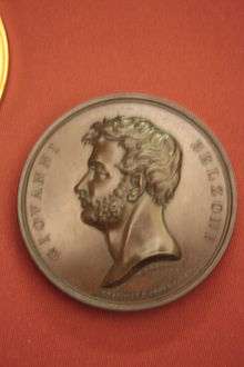 Medal depicting Giovanni Belzoni, British Museum