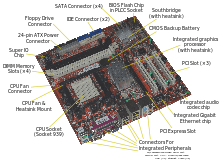 Acer E360 Socket 939 motherboard by Foxconn