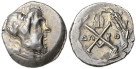 silver tetrobol issued under Achaean League