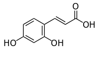 Chemical structure of umbellic acid