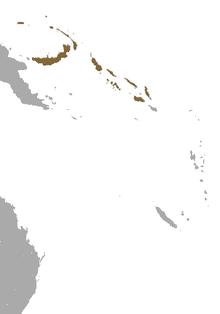 New Britain and New Ireland near New Guinea, and the Solomon Islands