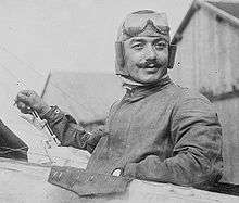 History's first flying ace, Adolphe Pégoud