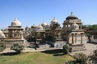 Royal Cremation - Mahasatiyaji at Aayad, Udaipur, Rajasthan, India