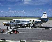 An Air Rhodesia Vickers Viscount, similar to the aircraft involved in the incident