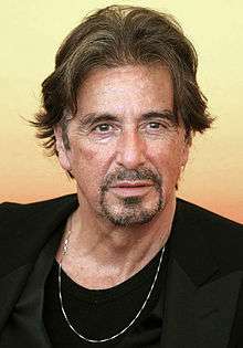 Photo of Al Pacino attending the Venice Film Festival in 2004