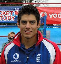 Alastair Cook in April 2006