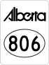 Highway 806 shield