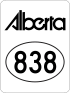 Highway 838 shield