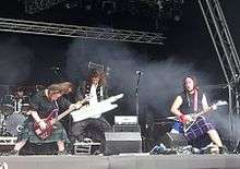 Alestorm performing on the Main Stage at Bloodstock Open Air festival in 2008