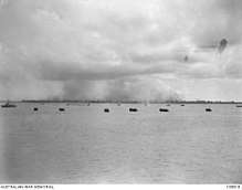 The situation prior to the Australian landings in Labuan.