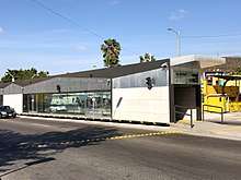 Modern bus station