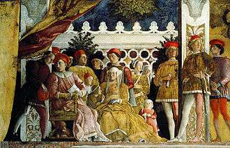 Andrea Mantegna - The Court of Mantua - detail