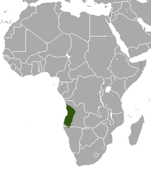 Western Angola in southwestern Africa