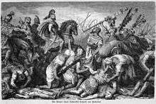 Hannibal Barca at the battle of Cannae