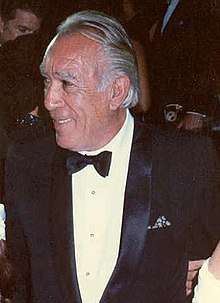 Anthony Quinn in 1988 (photo by Alan Light)