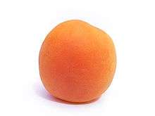 An apricot fruit
