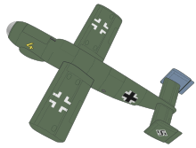 A graphic view of the Arado E.381